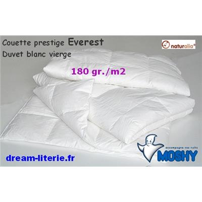 EVEREST Couette  180gr./m2 prestige Duvet vierge.