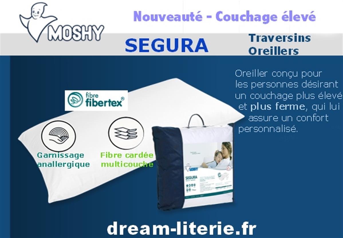 SEGURA Oreiller/Traversin Couchage élevé de Moshy. MOSHY- Port