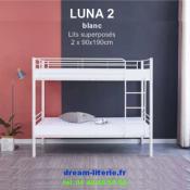 LUNA lit superposé 2 x 90x190cm.