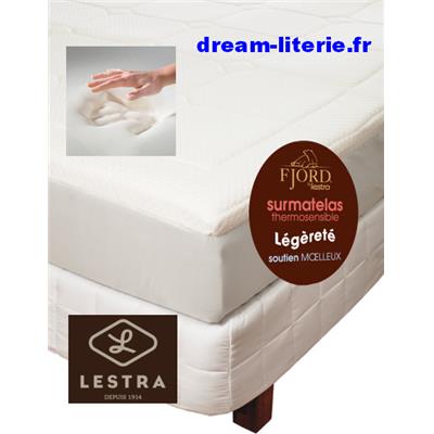 Surmatelas 6cm Mémoire de Forme Moelleux Fjord.