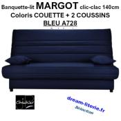 CLIC-CLAC MARGOT, Couchage 140x190CM Mat.SOFAFLEX HD26kg/m3 Haut.13cm.