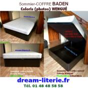 Sommier Coffre Bois BADEN Grande contenance. copie