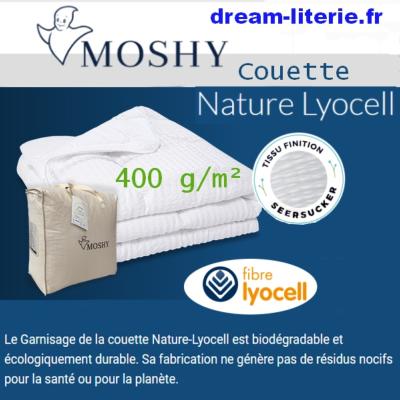 NATURE LYOCELL Couette 400g/m2 Fibres 100% lyocell.