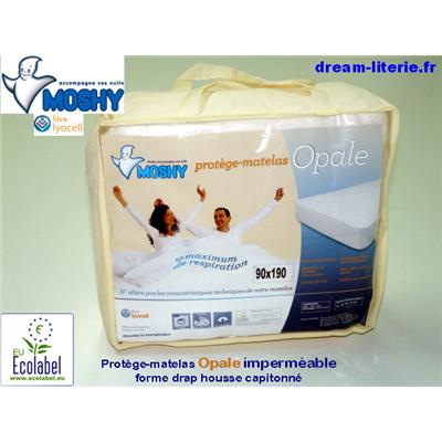 Opale Protège matelas capitoné imperméable Ecolabel.