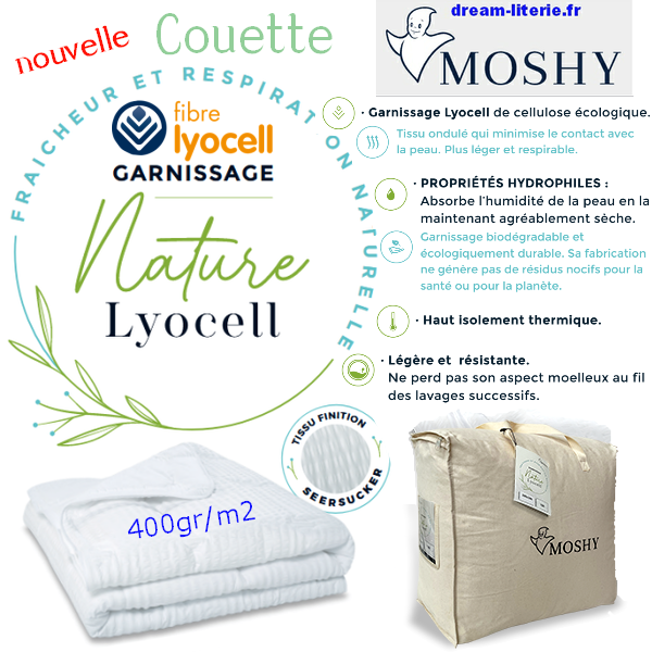 Couette Nature-Lyocell 400gr/m2
