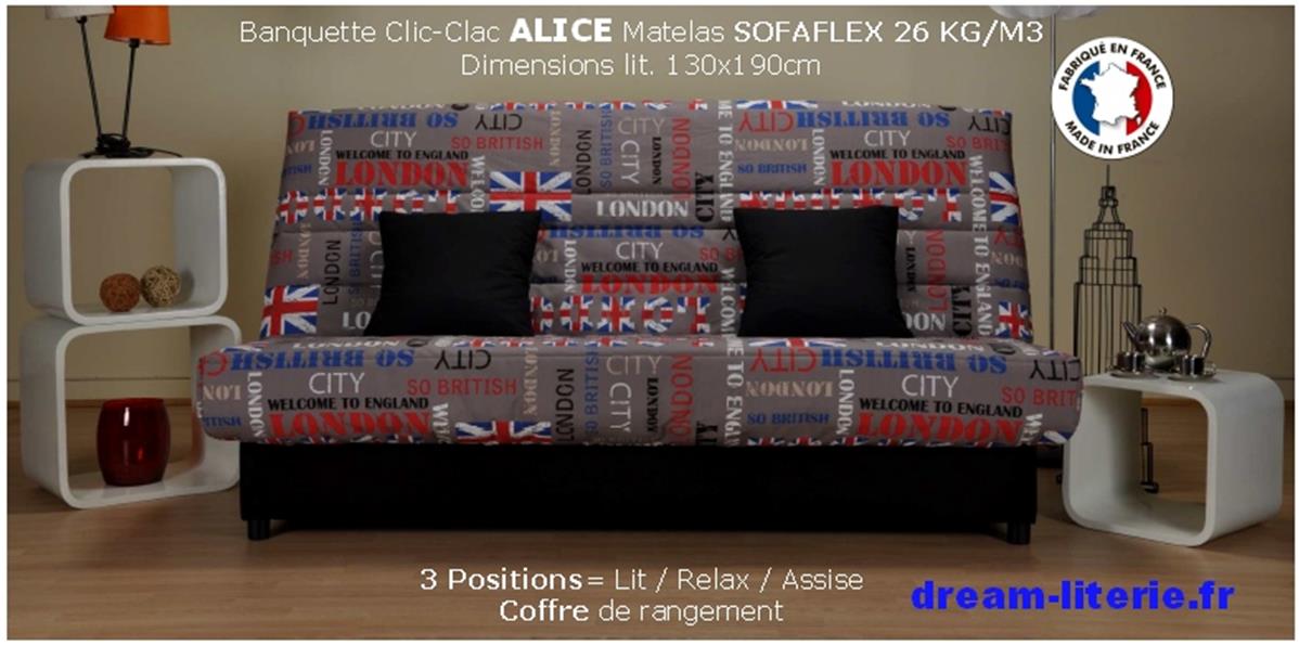 Matelas Clic Clac 130x190 Cm Pour Canapé-lit, 13 Cm De Hauteur à