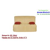 Banquette lit Chloe BZ Matelas 14cm.