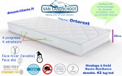 Matelas Ortorest  très ferme Haute Résilience 7 zones, ou Pack Dream.